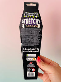 Scrunchems Stretchy Squishy Skeleton White Sensory Toy