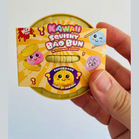 🥟✨ Glitter Maltose Squishy Dumpling in Steamer Basket | 5.5cm Sensory Toy 💖