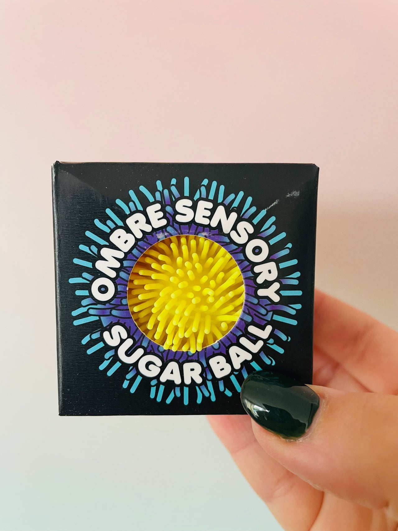 Scrunchems Ombre Puffer Squeeze Ball Colourful Sensory Fidget Toy Yellow