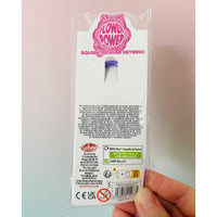 💜🌼 Scrunchems Flower Power Sugar Keychain | Purple Smiley Flower Sensory Fidget ✨