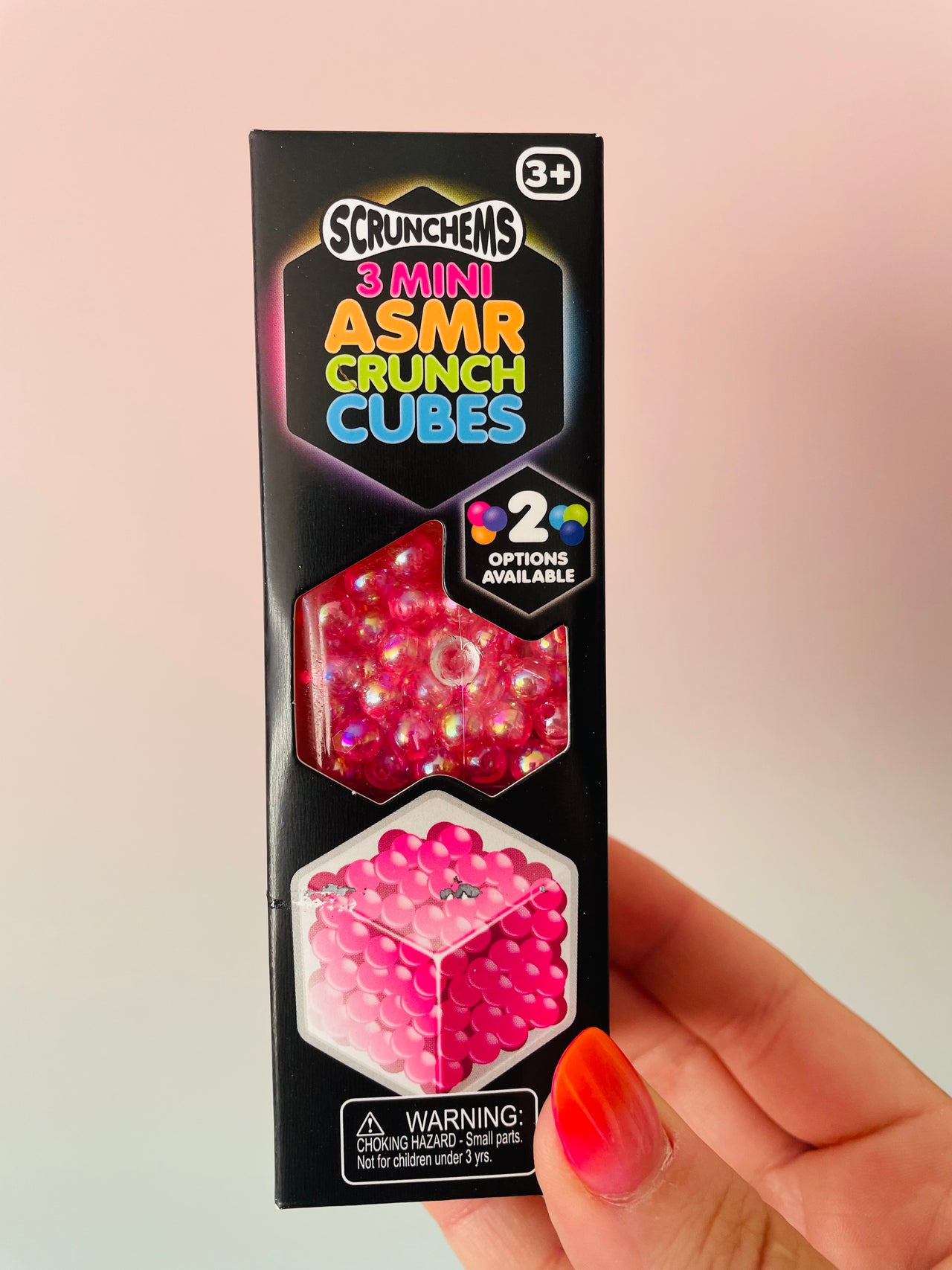  Scrunchems ASMR Mini Crunch Cubes 3-Pack Squishy Toy UK