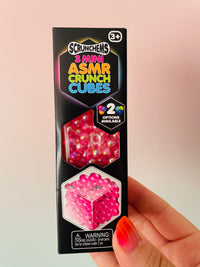  Scrunchems ASMR Mini Crunch Cubes 3-Pack Squishy Toy UK