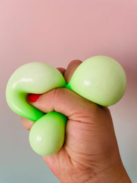 💚🟢 Neon Super Squish Ball | Green Stress Relief Sensory Fidget Toy ✨