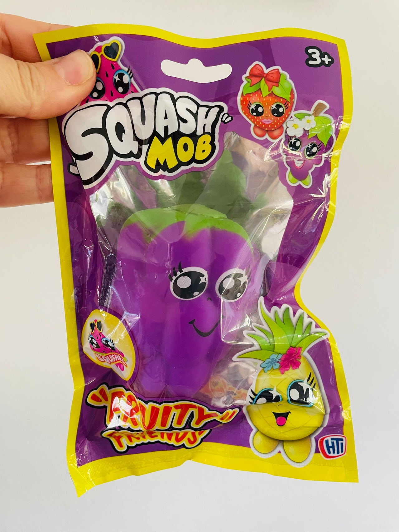 🍇💜 Fruity Friends Grape Squishy Toy