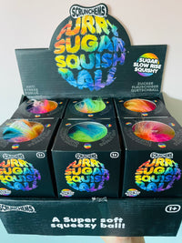 Scrunchems Furry Sugar Squish Ball Sensory Toy