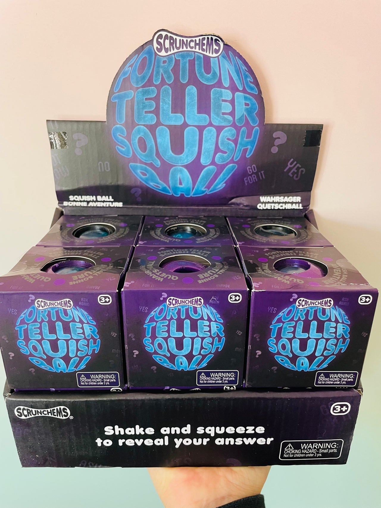 🔮💜 Scrunchems Fortune Teller Squish Ball | Mystic 8 Ball Sensory Fidget