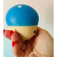 Mushi-Pals Blue Mushroom Squishy sensory stress relief fidget toy