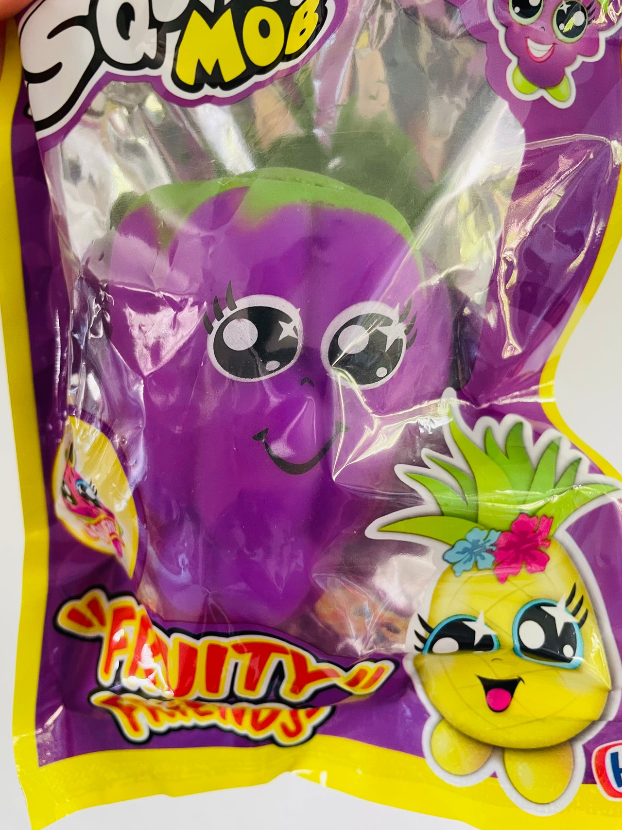 🍇💜 Fruity Friends Grape Squishy Toy