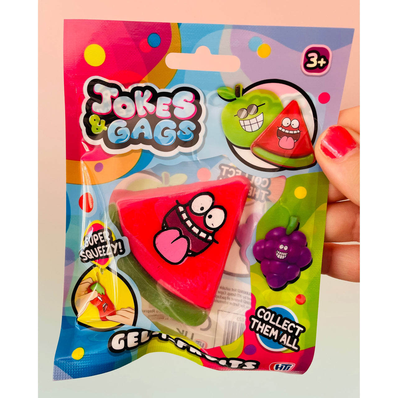 Watermelon Gel-I Fruit sticky gel sensory fidget toy