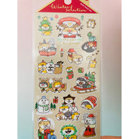 Mind Wave Shibanban Christmas kawaii Japanese Shiba Inu sticker sheet