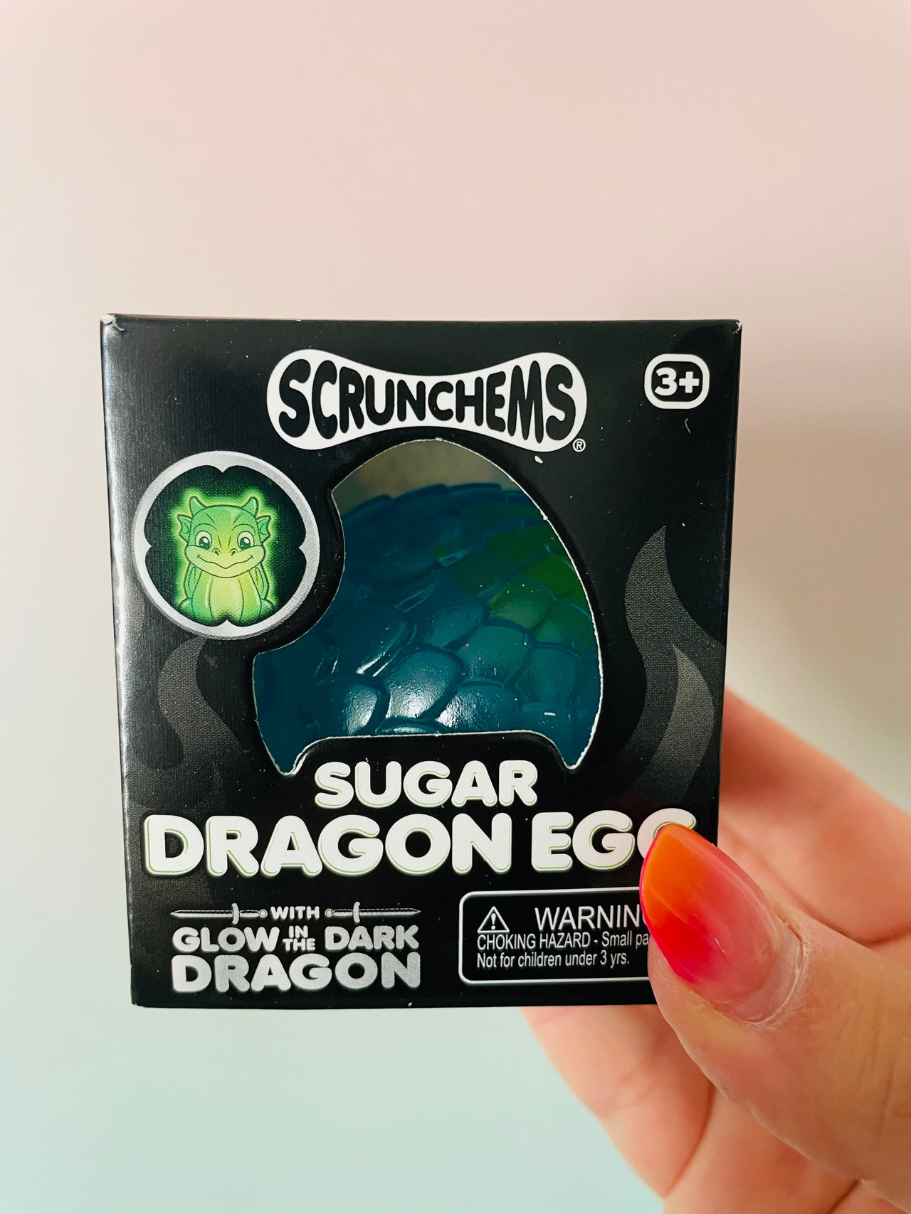 Scrunchems Sugar Dragon Egg Dragon Surprise Sensory Fidget Toy