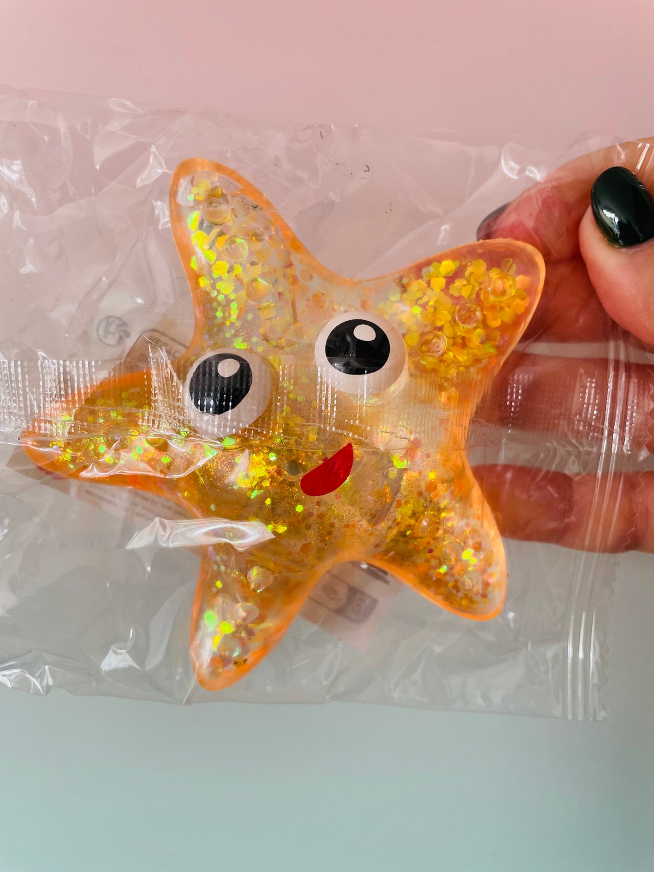 Orange Starfish Squishy - Sugar-Filled Sensory Toy - Neko Squish Co