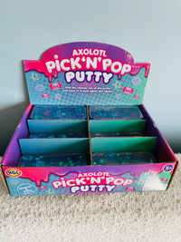 🦎💚 Axolotl Pick ‘N’ Pop Putty Sensory Toy