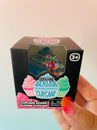 🧁✨ Scrunchems Sugar Cupcake | Sugar-Filled Sensory Squishy Fidget Toy 💖
