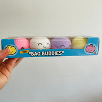 🥟🩷 Pink Mini Bao Buddies 4 Pack Squishy Sensory Toy Set ✨