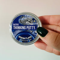Crazy Aaron’s Denim Flare Thinking Putty MINI Tin UK