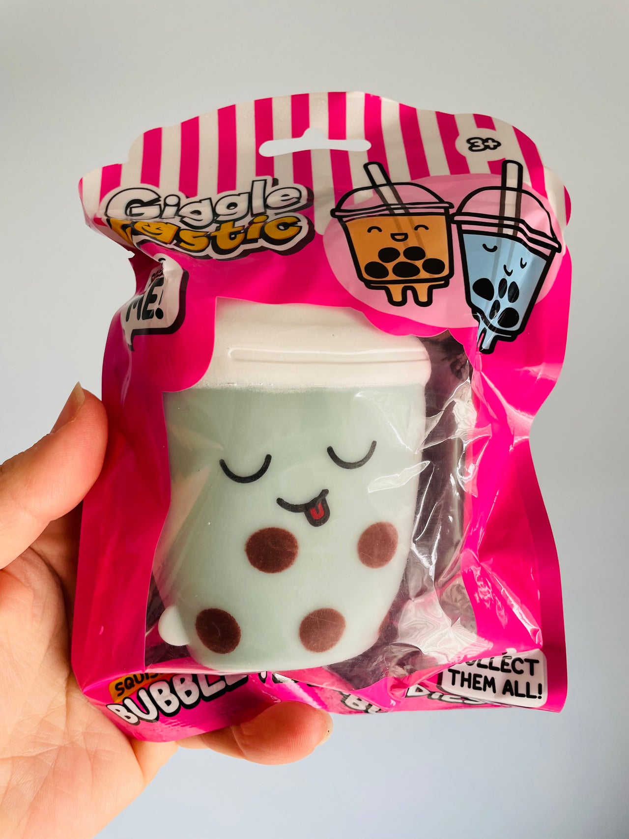 🧋💚 Green Bubble Tea Buddy Squishy Toy