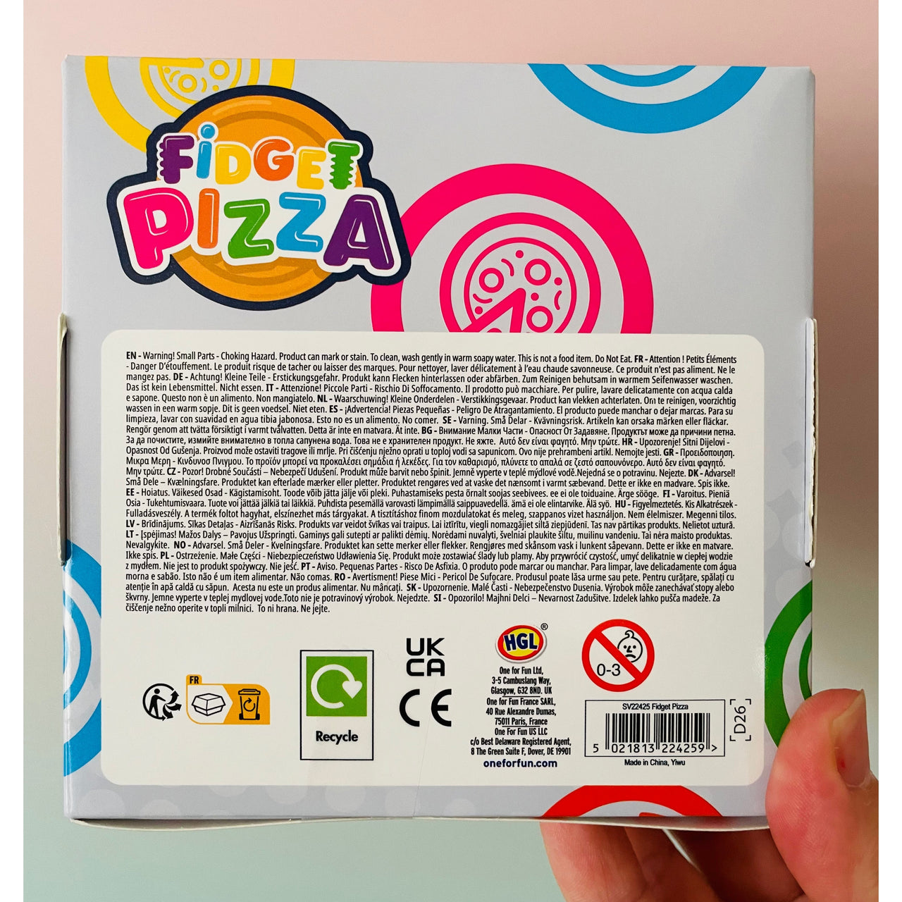🍕✨ Fidget Pizza | Stretchy Sensory Stress Relief Fidget Toy 🌈