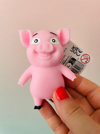 🩷🐷 Stretch 'N Smash Mini Pig | Pink Stretchy Sensory Stress Relief Fidget Toy ✨