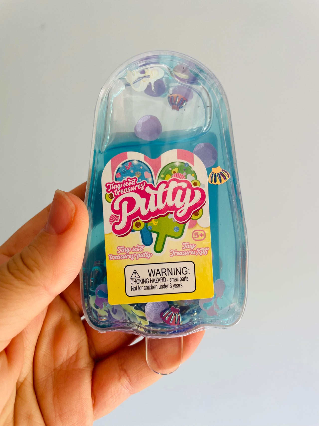 💙🧊 Blue Iced Treasure Putty Sensory Toy