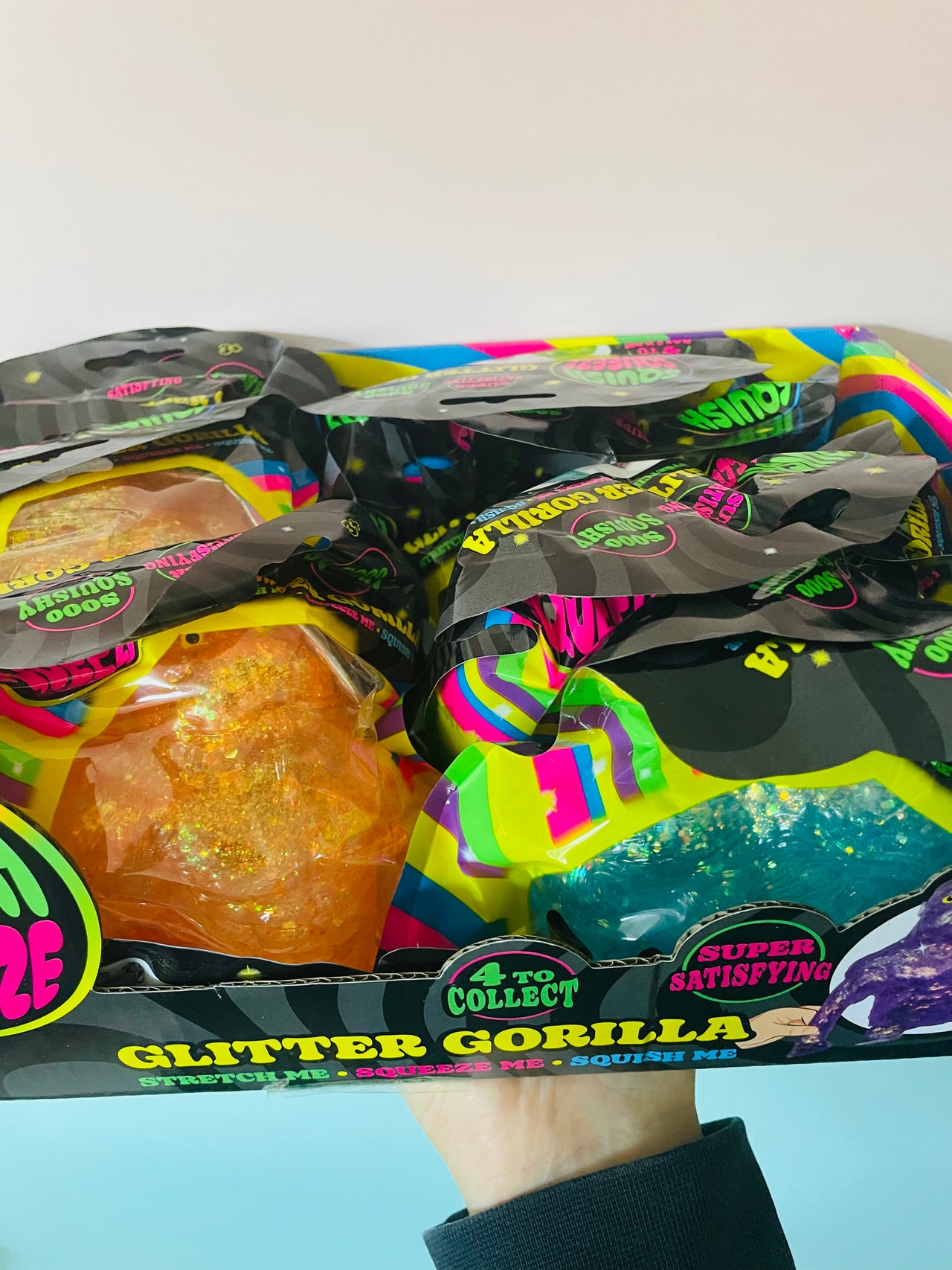 💜🦍 Purple Glitter Gorilla | Sugar Squishy