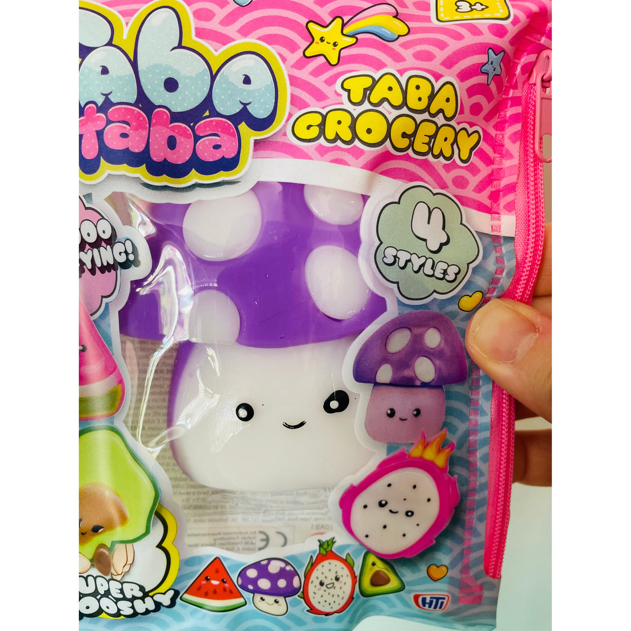 🍄🤎 Mushroom Taba Squishy | Super Sticky Grocery Series Sensory Fidget Toy ✨