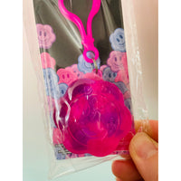 🩷🌼 Scrunchems Flower Power Sugar Keychain | Pink Smiley Flower Sensory Fidget ✨
