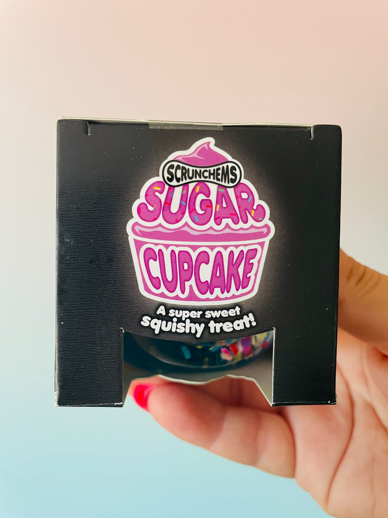 🧁✨ Scrunchems Sugar Cupcake | Sugar-Filled Sensory Squishy Fidget Toy 💖