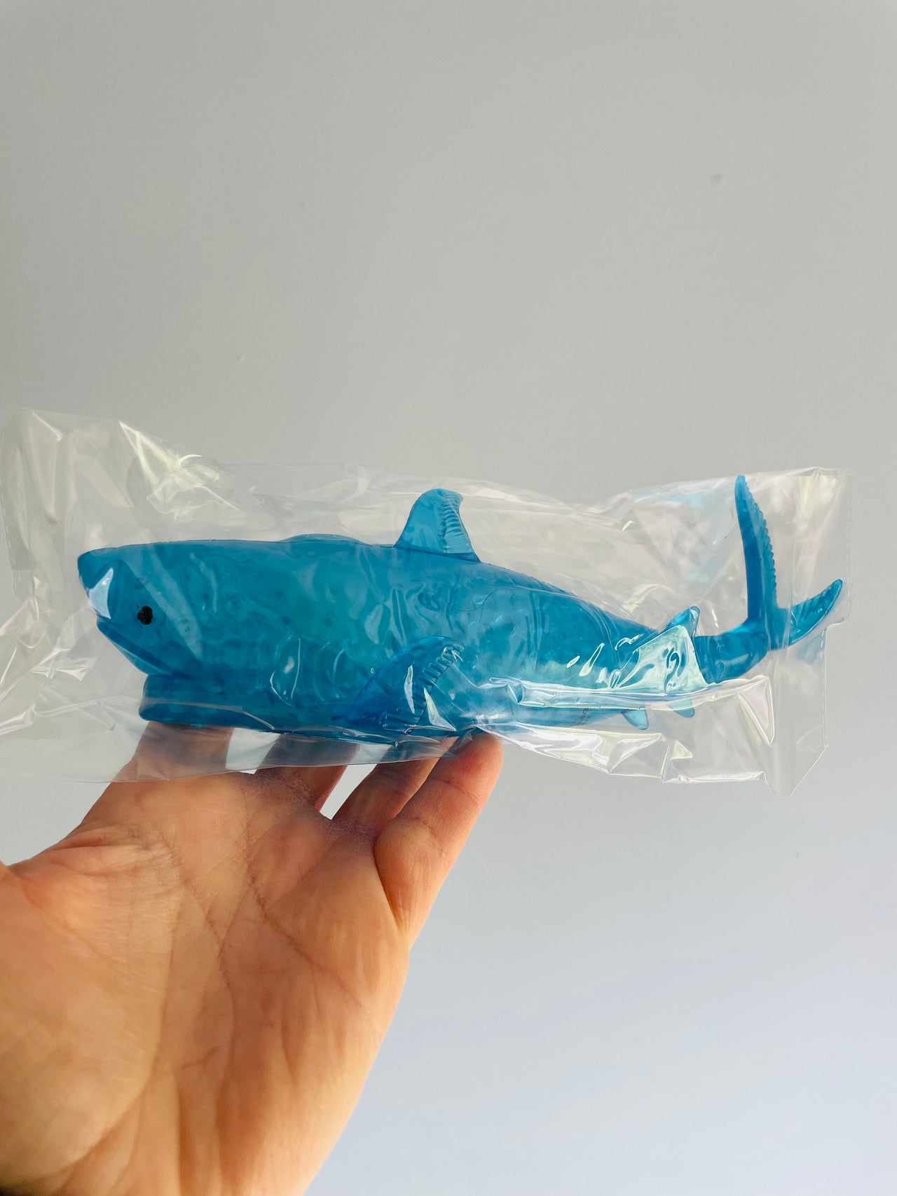 🦈💙 Light-Up Shark Squishy Sensory Toy