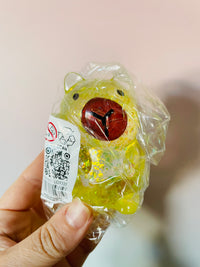 💛✨🐹 Yellow Sugar-Filled Glitter Capybara Squishy Toy