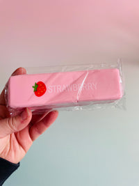 🍓✨ Strawberry Squishy Butter Slab – 14cm Slow Rise Scented Squishy ✨🍓
