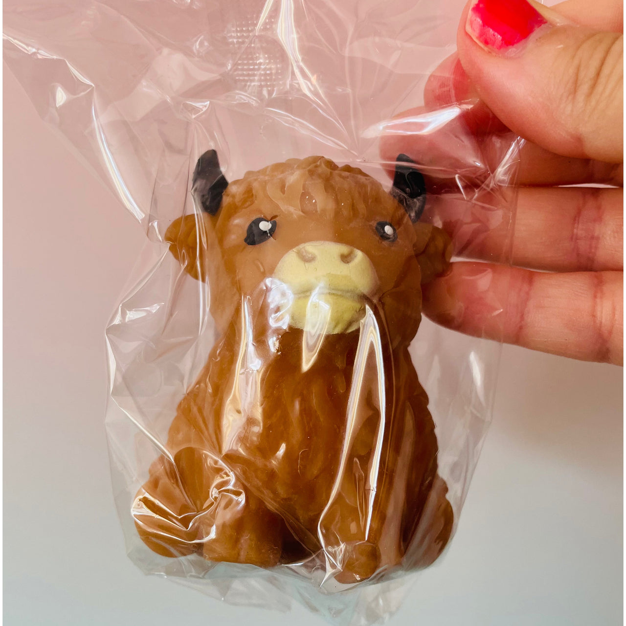 Squishy Highland Cow soft sensory fidget toy