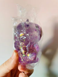 💜✨🐹 Purple Sugar-Filled Glitter Capybara Squishy Toy