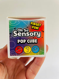 🟥✨ Red Pop Cube Fidget Toy