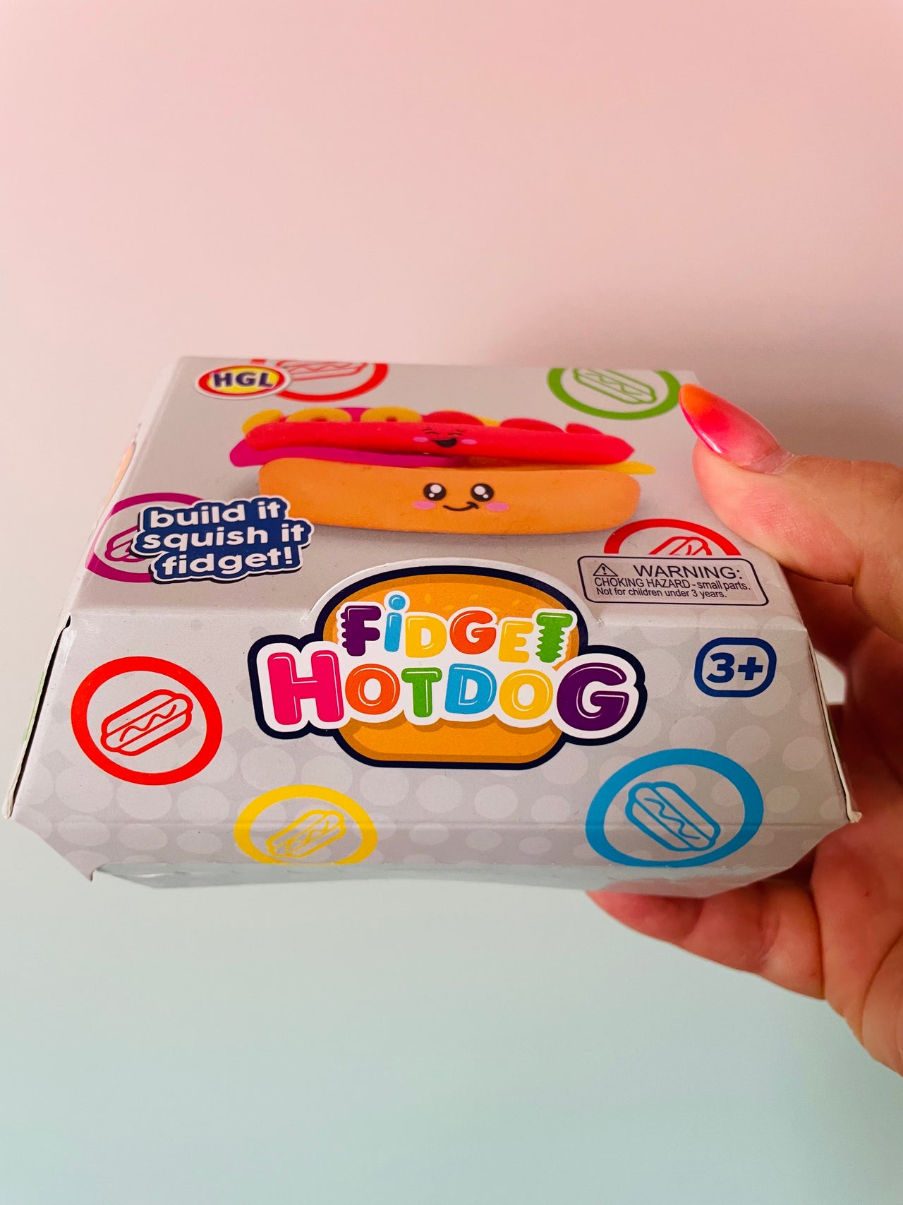 🌭✨ Fidget Hot Dog Squishy Sensory Toy ✨🌭
