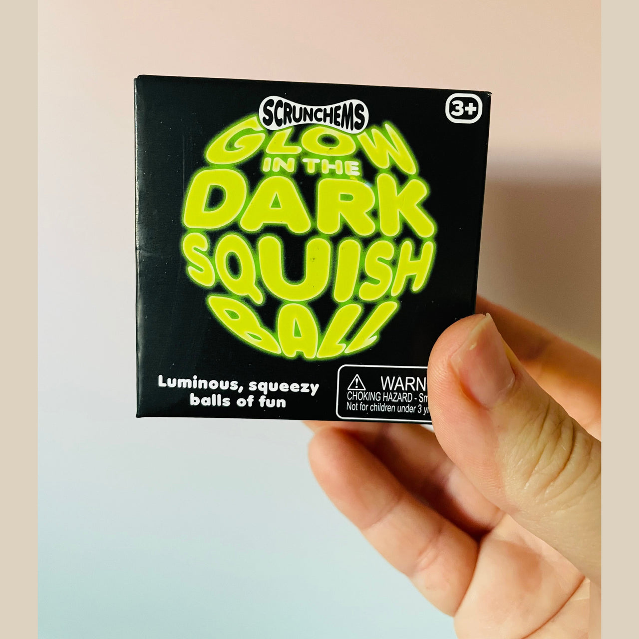 🌟💚 Scrunchems Glow in the Dark Squish Ball | Glowing Sensory Stress Ball ✨