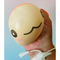 Mushi-Pals Orange Mushroom Squishy sensory stress relief fidget toy