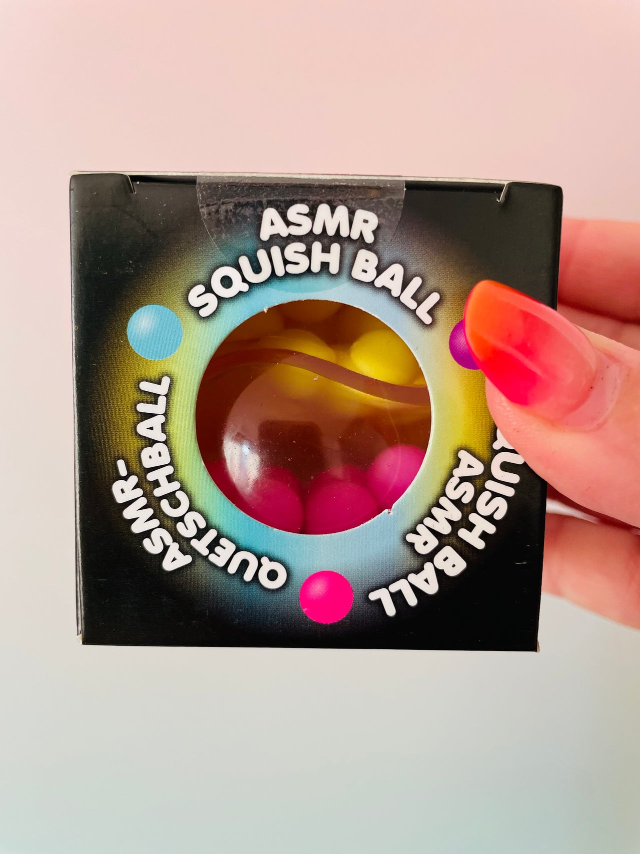 🩷🔊 Scrunchems ASMR Squish Ball | Crunchy Sensory Stress Relief Fidget Toy ✨