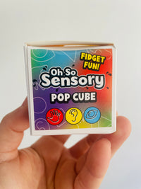 🟨✨ Yellow Pop Cube Fidget Toy