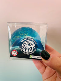 🌌✨ Galaxy Super Squidge Ball | Glittery Sensory Fidget Toy