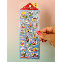 Mind Wave My Santa Shibanban kawaii Japanese Christmas Shiba Inu sticker sheet