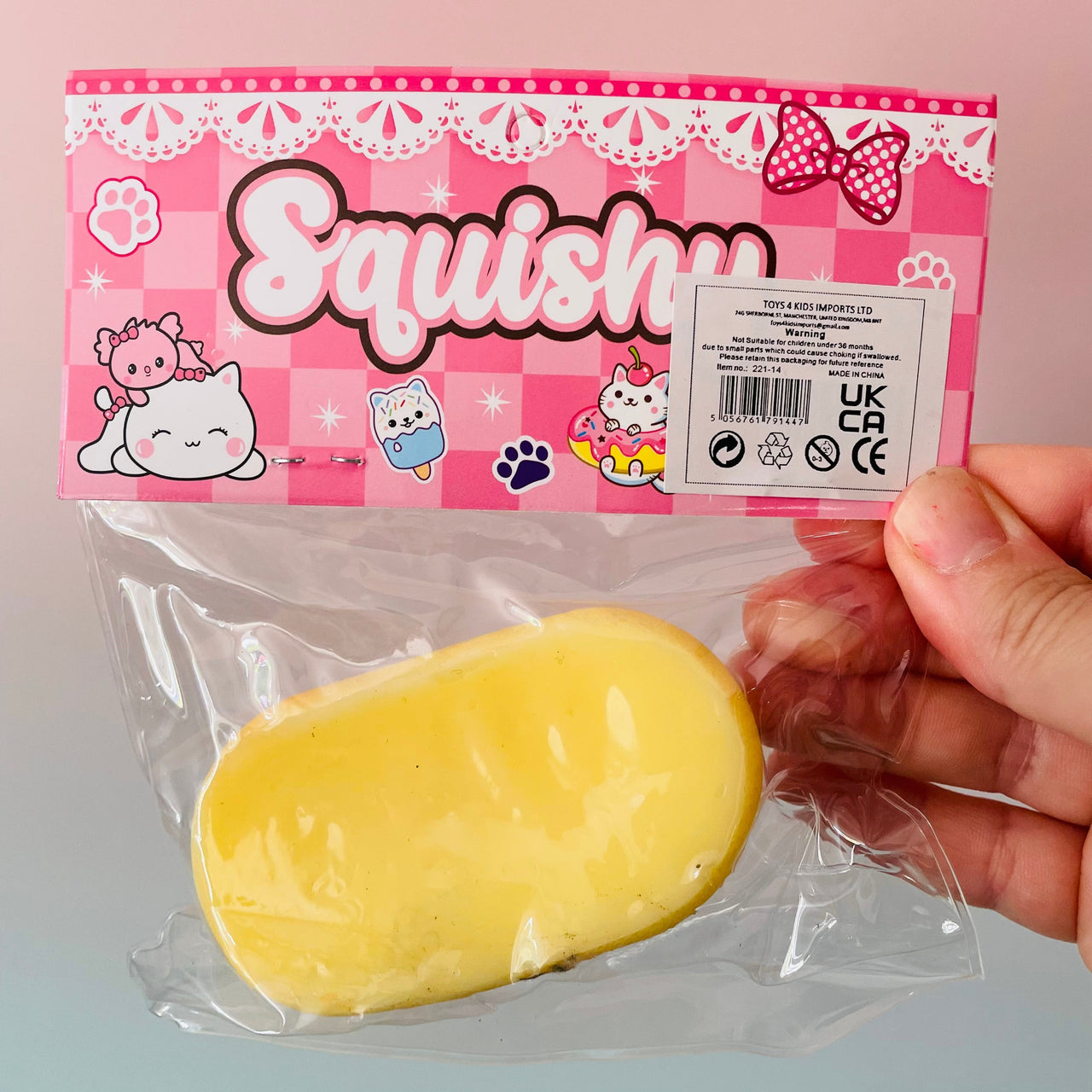 Sprinkle Bread Squishy soft sensory fidget toy