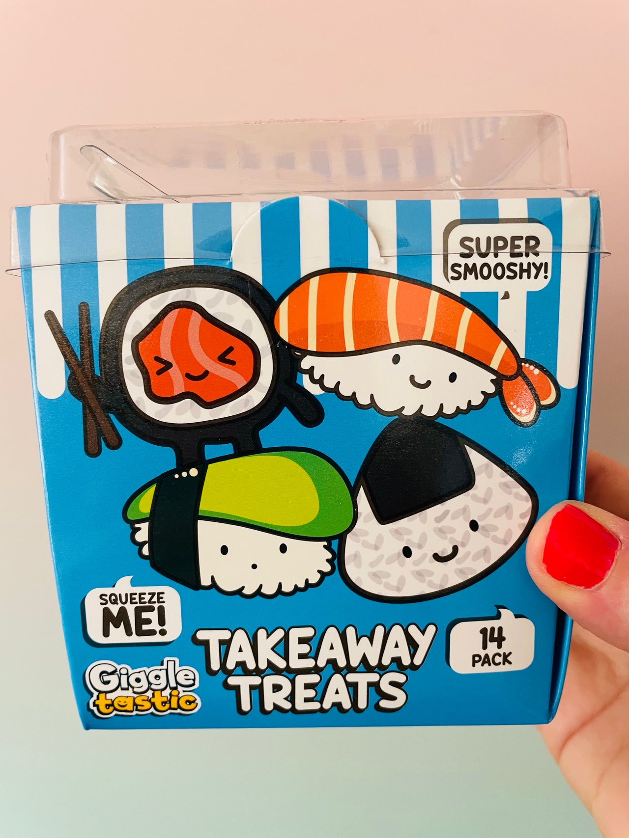 🍣🥡 Sushi Takeaway Treats | 14 Mini Sushi Squishies Sensory Fidget Pack ✨