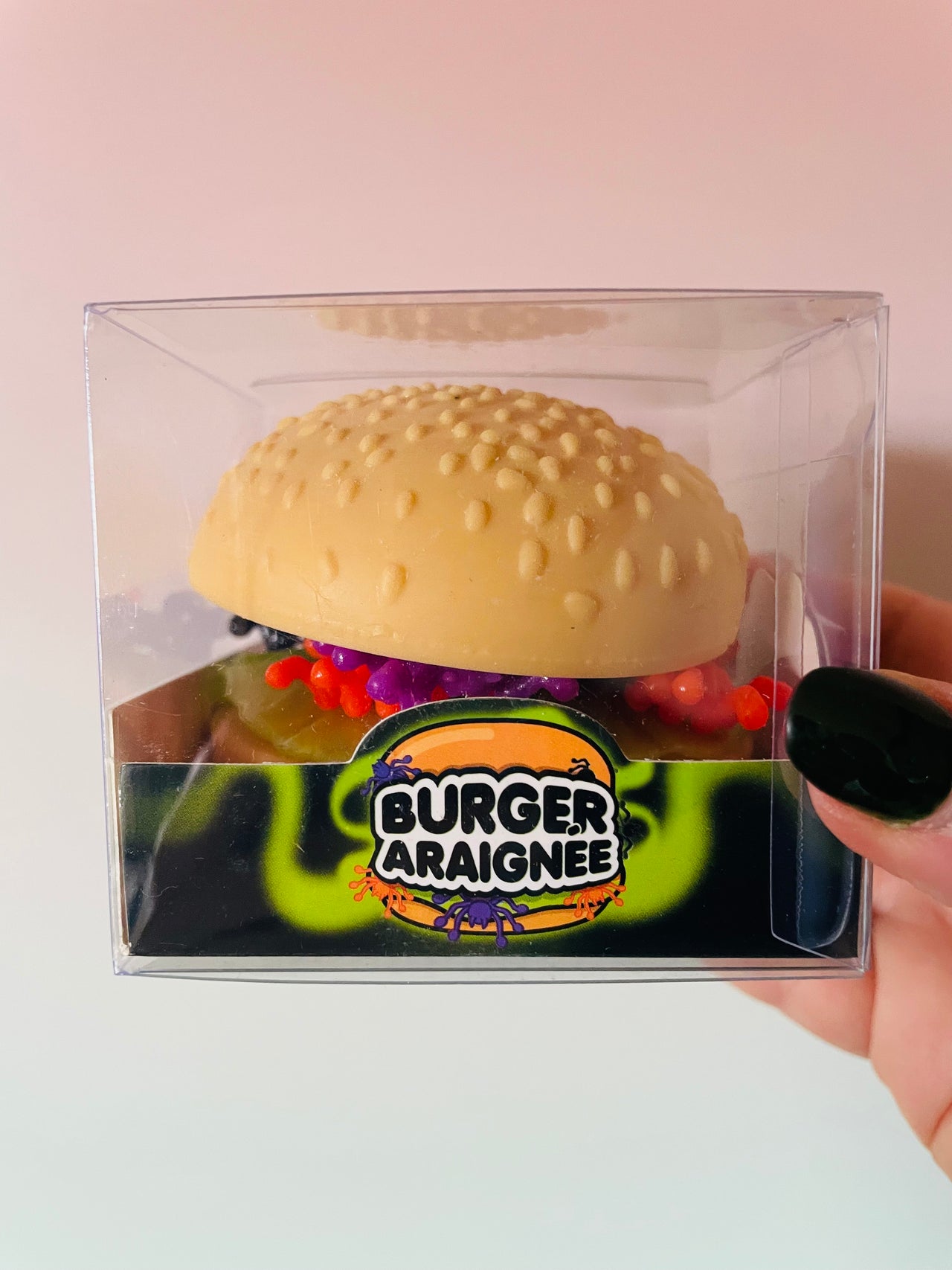Scrunchems Spooky Spider Burger Squishy Toy