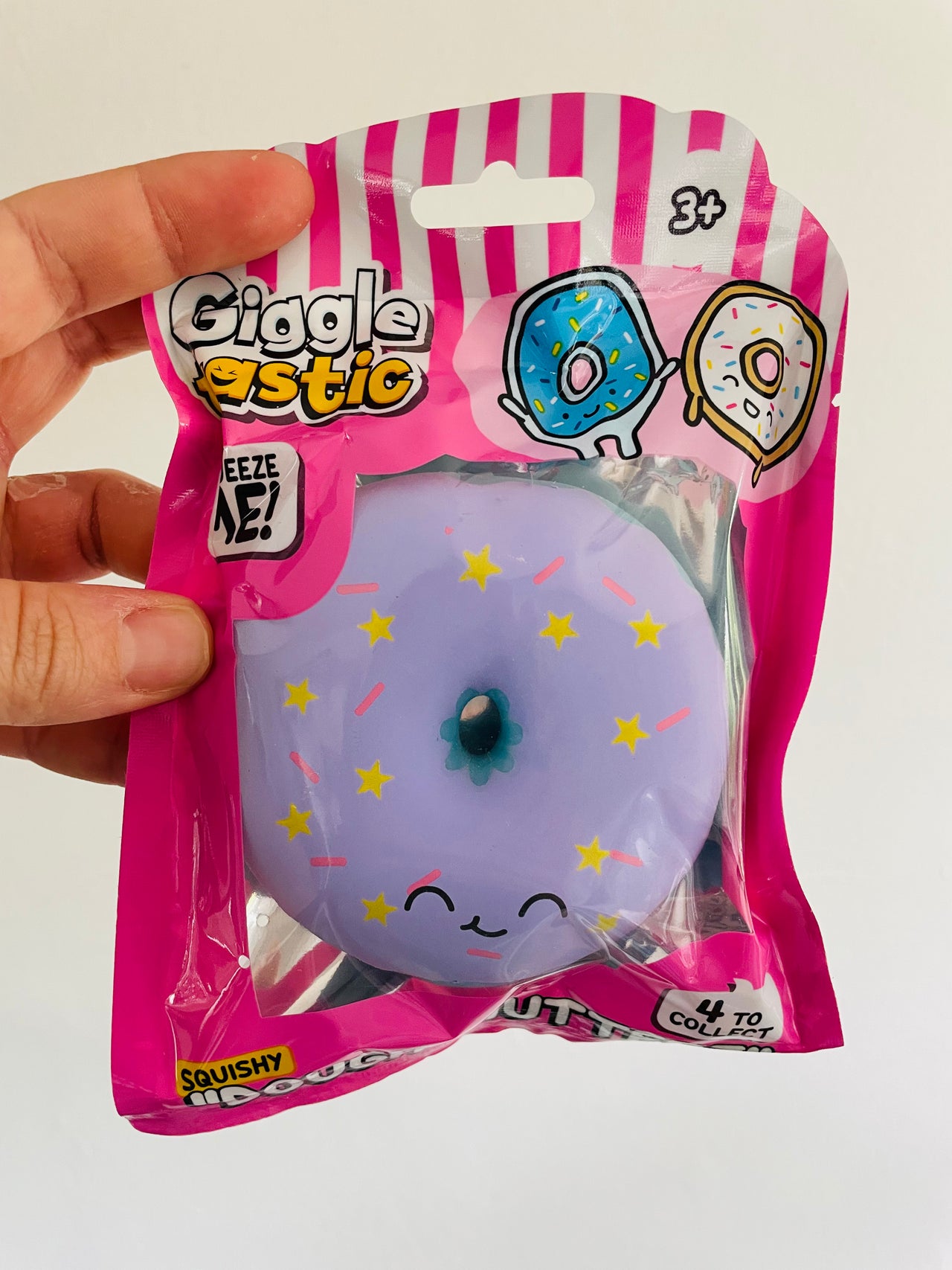 🍩💜 Lilac Dough-Nutterz Squishy Donut Toy