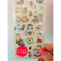 Mind Wave Shibanban Christmas kawaii Japanese Shiba Inu sticker sheet