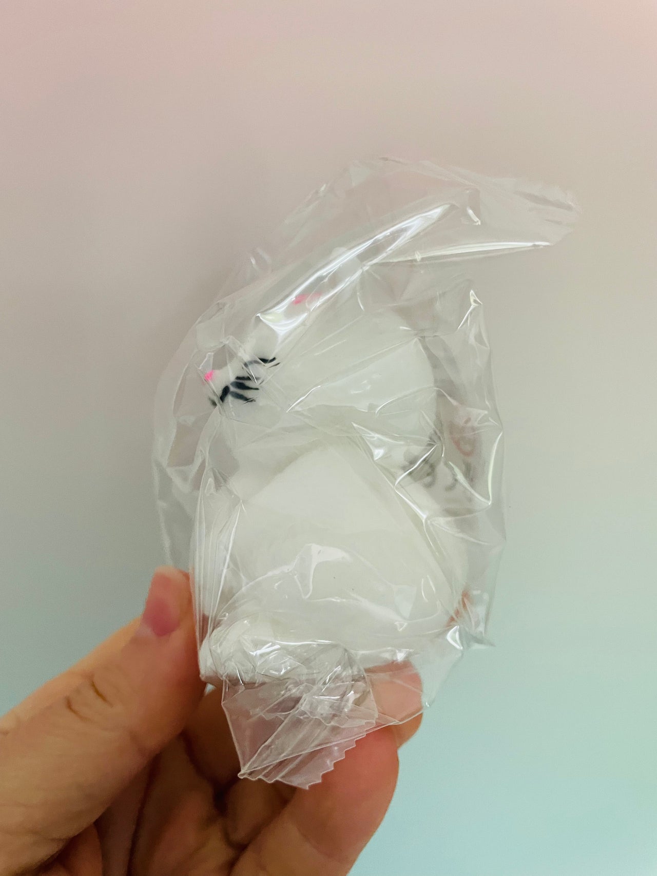 🐱🤍 White Stretchy Lucky Cat Squishy Toy ✨