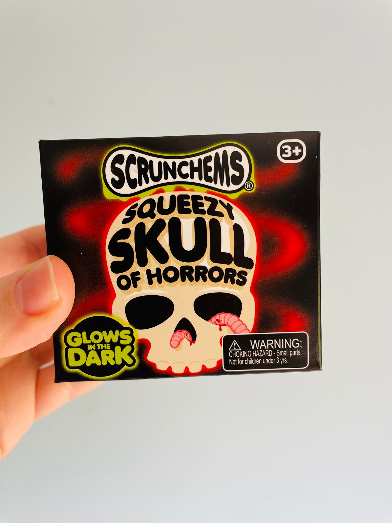 💀🖤 Scrunchems Squeezy Skull of Horrors Squishy Toy