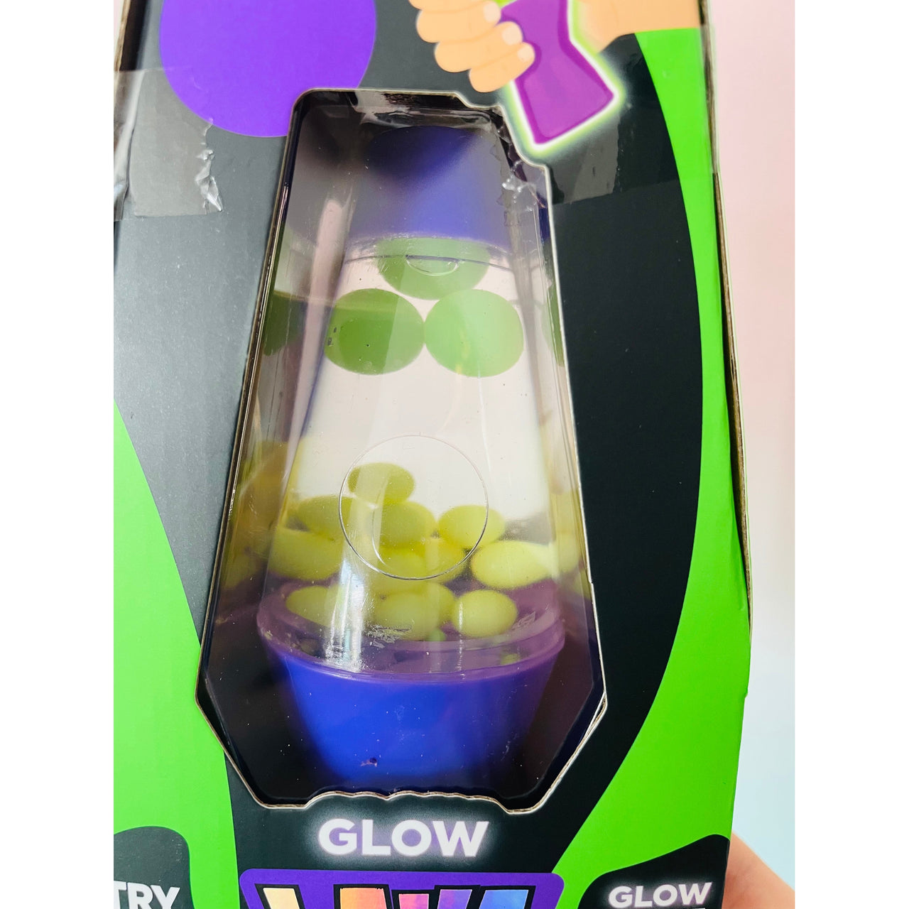 💜🌋 Glow in the Dark Lava Lamp Squishy | Purple Sensory Stress Relief Fidget Toy ✨