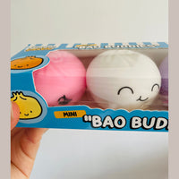 🥟🩷 Pink Mini Bao Buddies 4 Pack Squishy Sensory Toy Set ✨